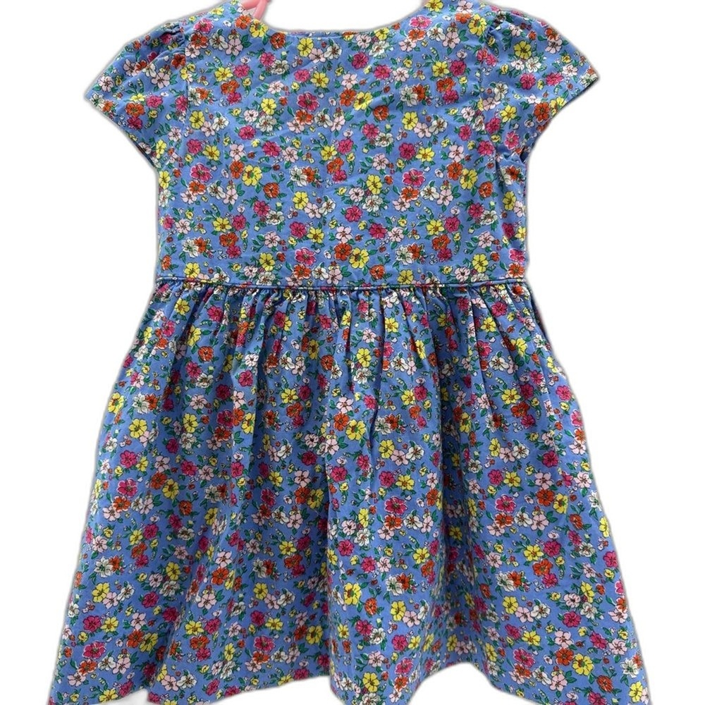 Ralph Lauren Floral Dress 12 Month 80 Cottage Cotton Blue Bloomers Easter Dainty